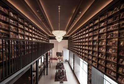 The Fiker Institute boasts an impressive library.