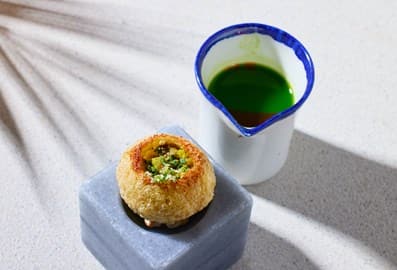 Juns restaurant lobster pani puri