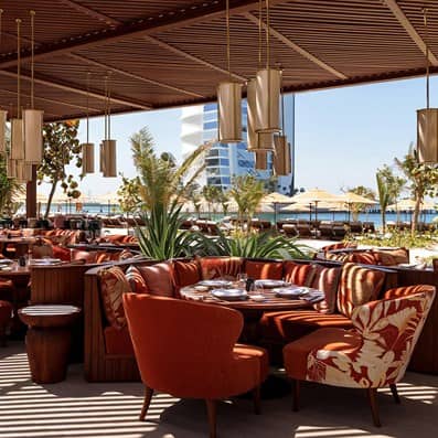 kinugawa jumeirah marsa al arab restaurant outiside