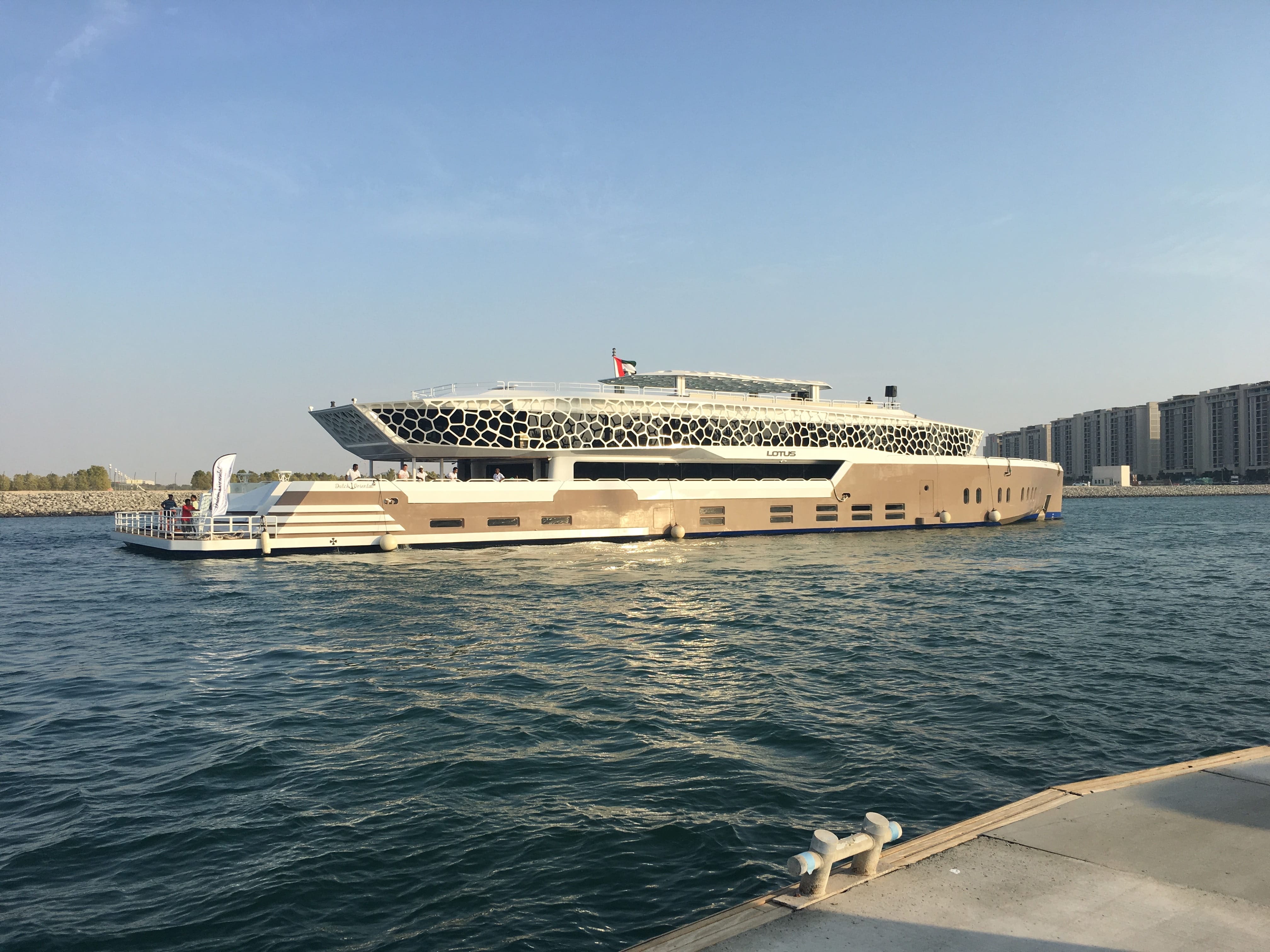 Dubai lotus yacht