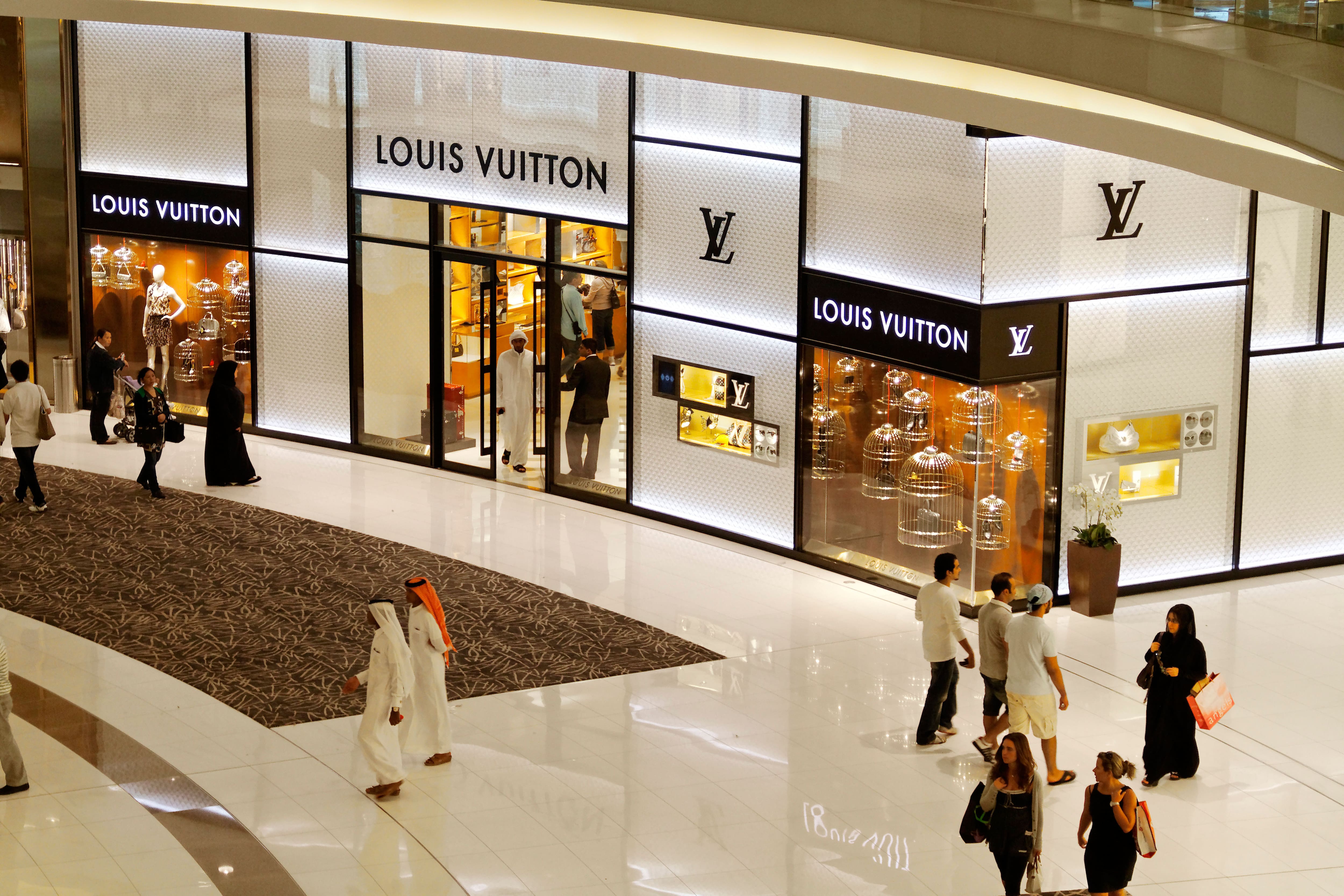 Shopping At Louis Vuitton Dubai Mall