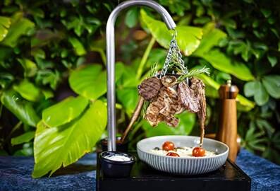 Turkish doner kebab at LUQA