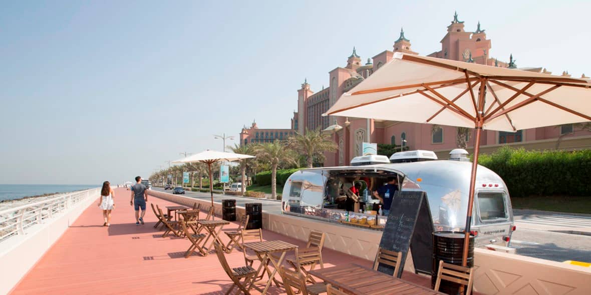Palm Jumeirah Boardwalk in Dubai
