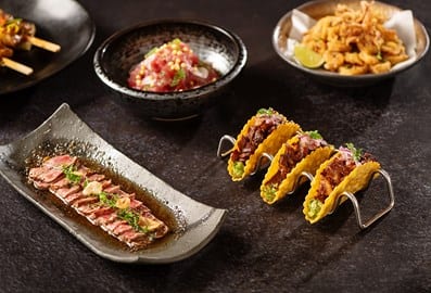 Food at the Observatory Lounge