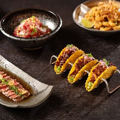 Food at the Observatory Lounge