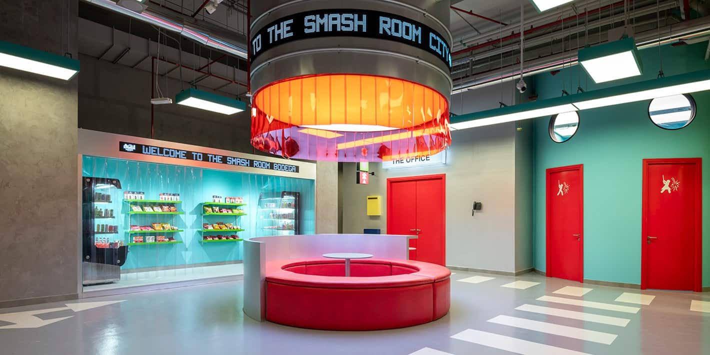 the smash room
