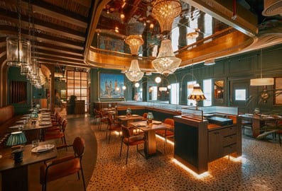 the spaniel british brasserie venue