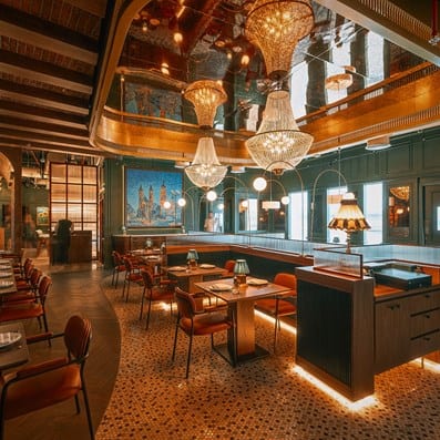 the spaniel british brasserie venue