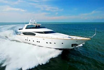 Fireworks from Arabian Gulf in Dubai