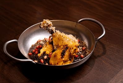 Chicken fesjoon at Char restaurant