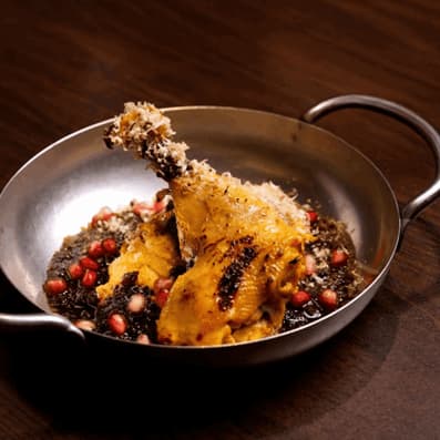 Chicken fesjoon at Char restaurant