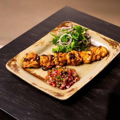 Chicken tikka at Char restaurant