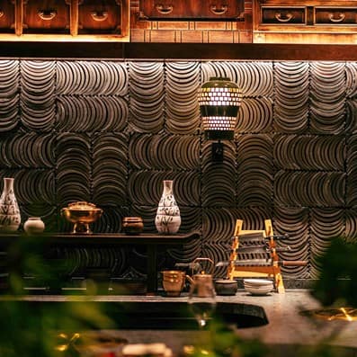 التصميم الداخلي في مطعم "هانو"