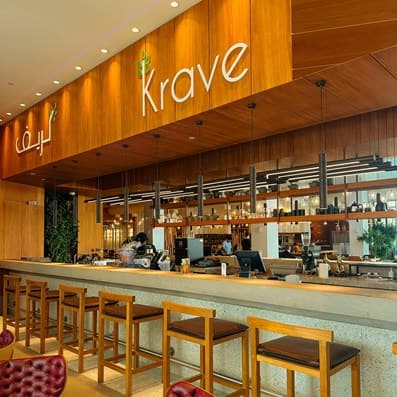 Krave interior supplied