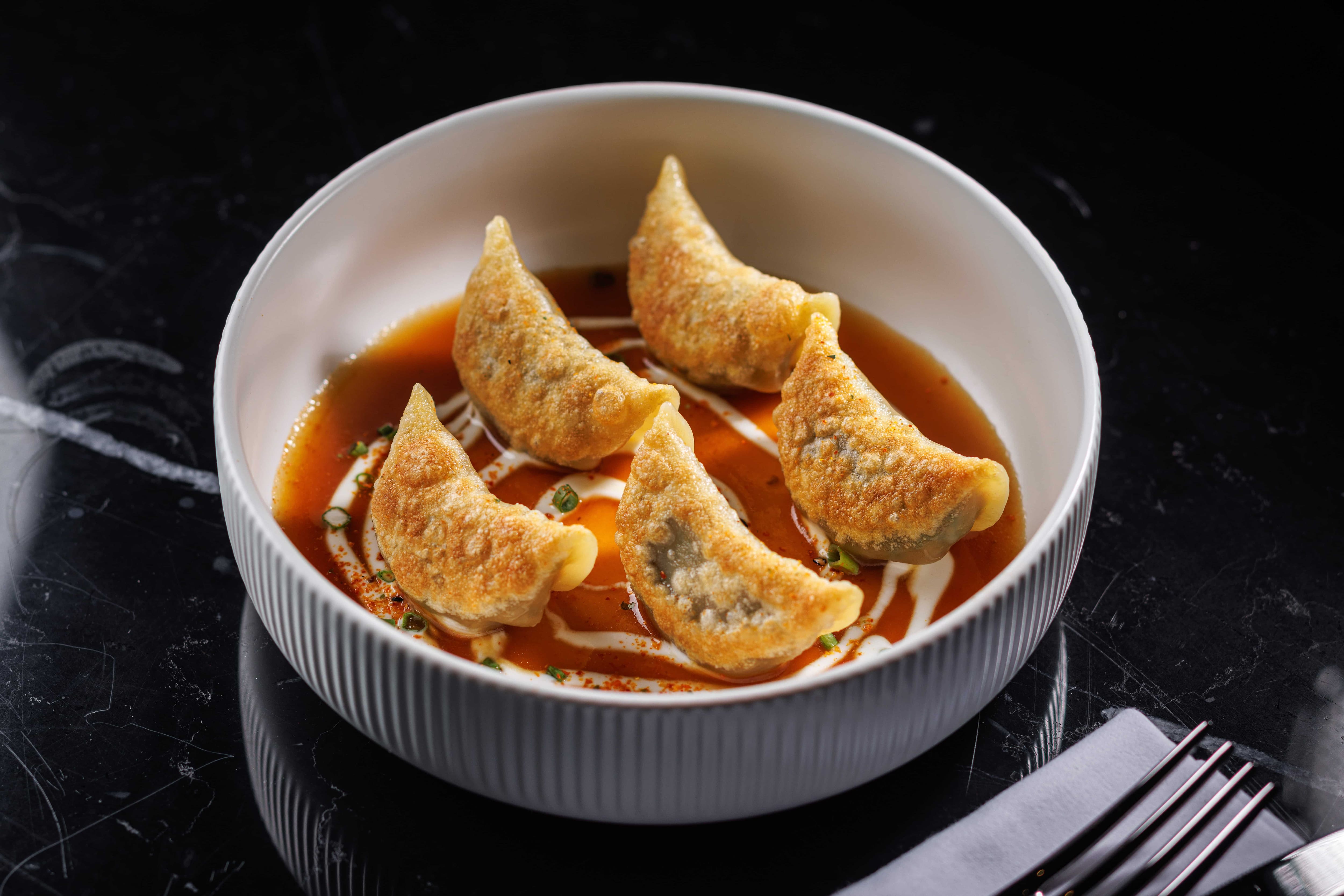 Gyoza at Narnia Dubai