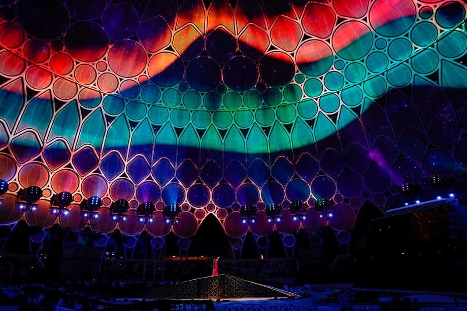 Ceremonia de deschidere a Expo 2020 Dubai