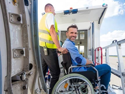 Accessibility, travel, Airport
