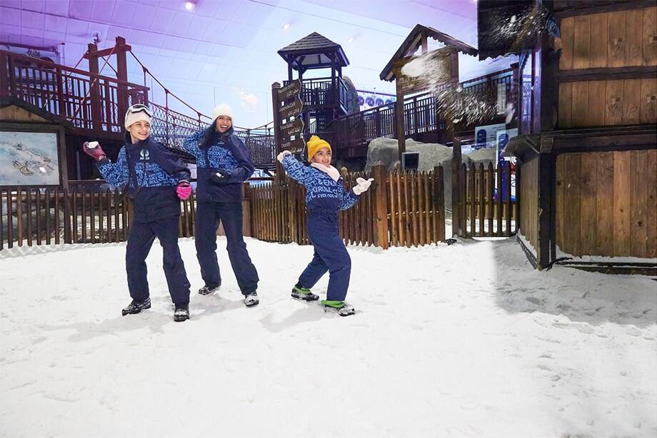 Enjoy frigid temperatures at Ski Dubai in June, or any time of year.