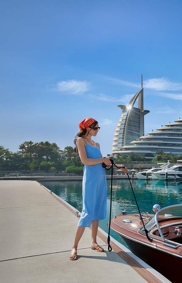 noram header couple in boat by the burj al arab