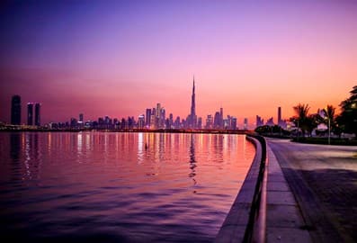 Study in Dubai Skyline