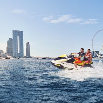 Jet-skiing in Dubai