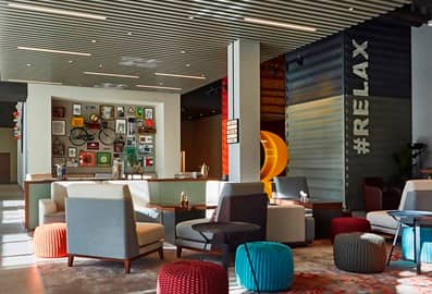 rove hotel lobby dubai