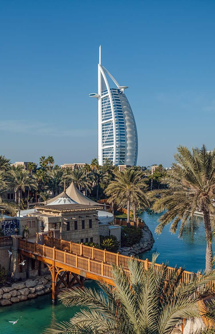 Exterior view of Burj al Arab