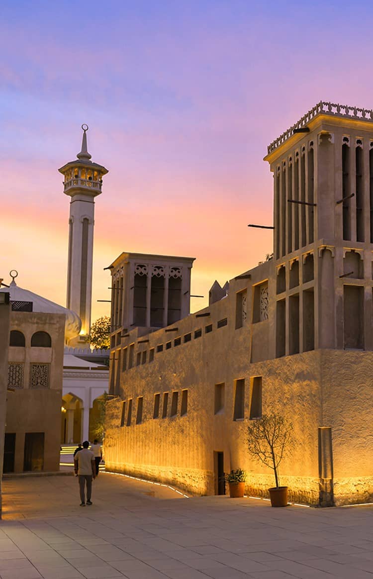 Al Fahidi historical district in Dubai
