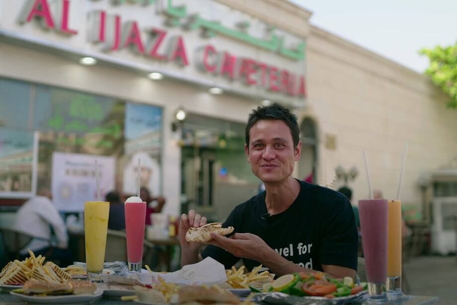Blogger de comida Mark Wiens no Dubai