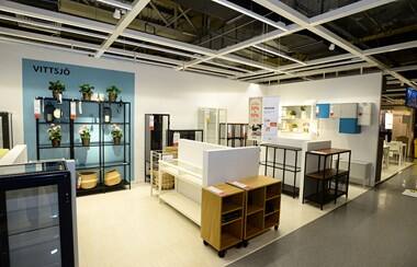 Furniture displayed in IKEA
