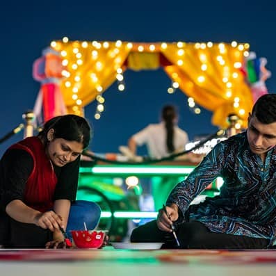 Rangoli art