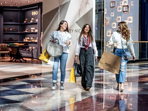 Women shopping together at Mall of the Emirates