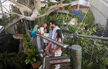 Family at The Green Planet