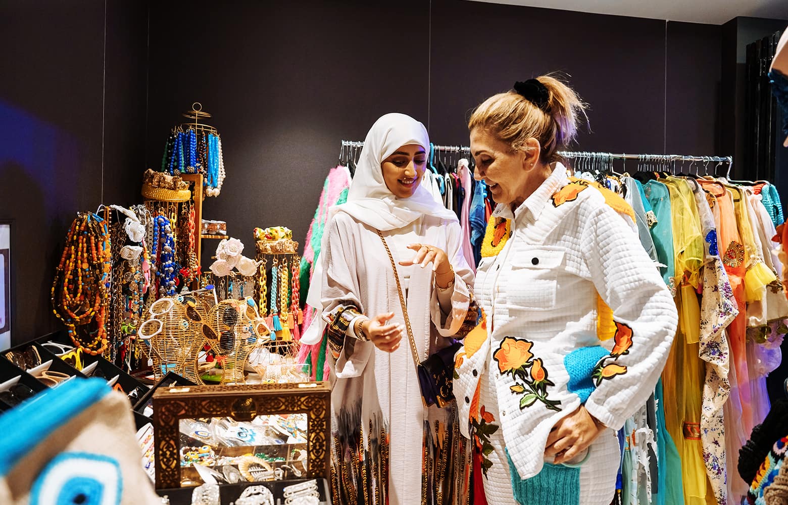 Women shopping at MOTB