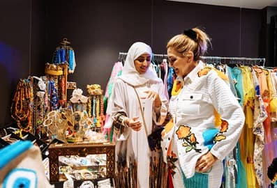 Women shopping at MOTB