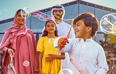 Khawaneej Market Emirati family