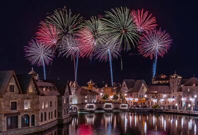 Eid fireworks at Dubai Parks and Resorts