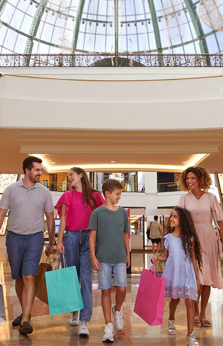 Family at Mall of the Emirates