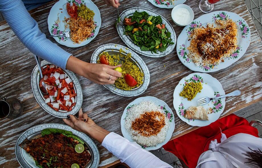 Emirati food for sharing