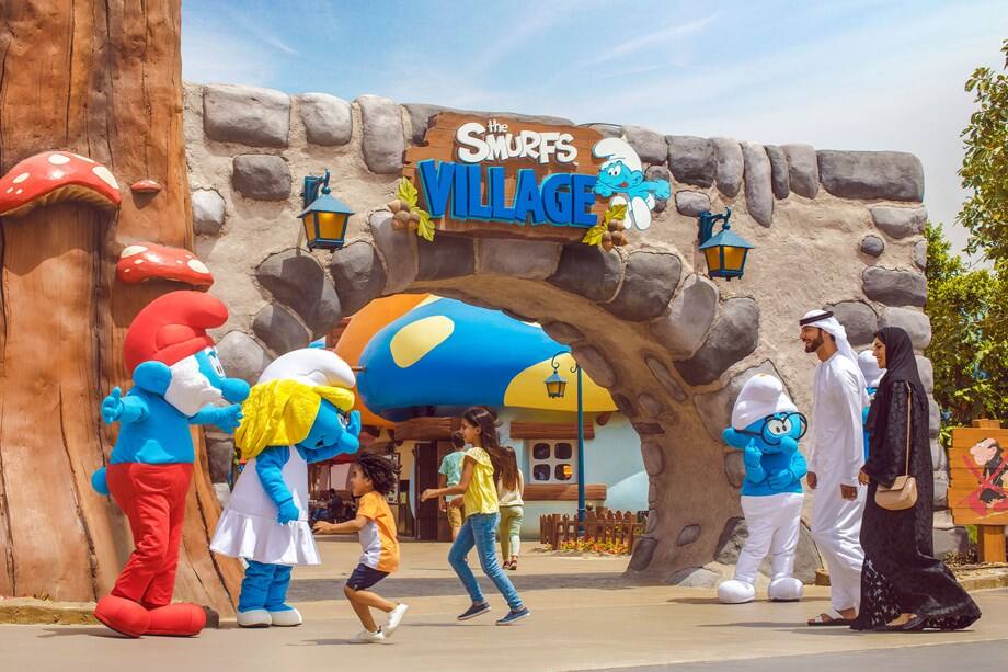 Meet the Smurfs and other characters at Motiongate Dubai