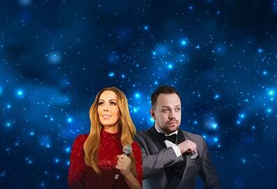 Celine Dion and Michael Buble