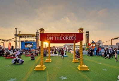 Dubai Festival City Mall outdoor market ‘On the Creek
