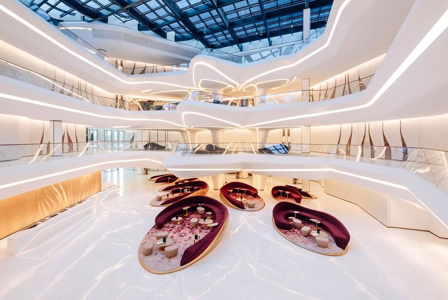 ME by Melia in Business Bay features interiors designed by Zaha Hadid