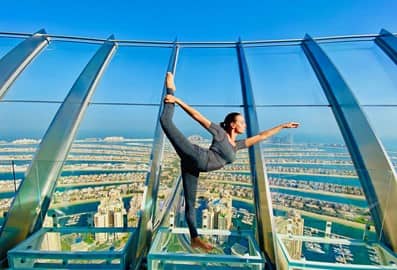 Yoga session at The View At The Palm