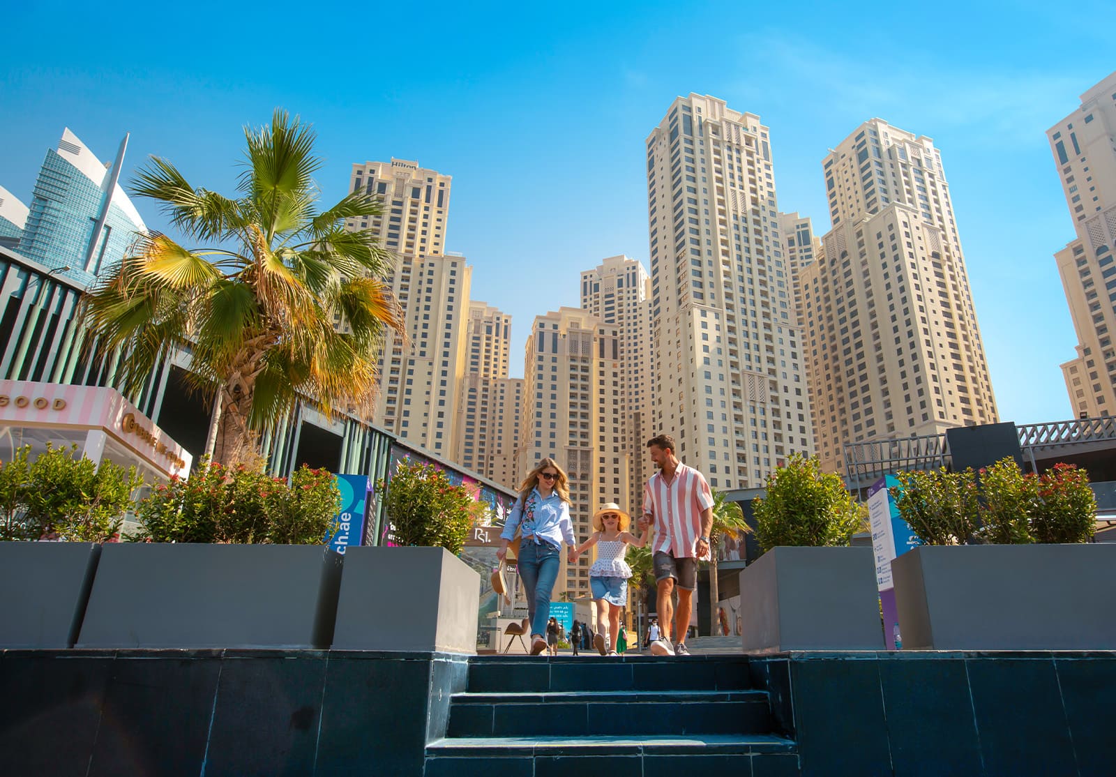Family at The Beach JBR Dubai